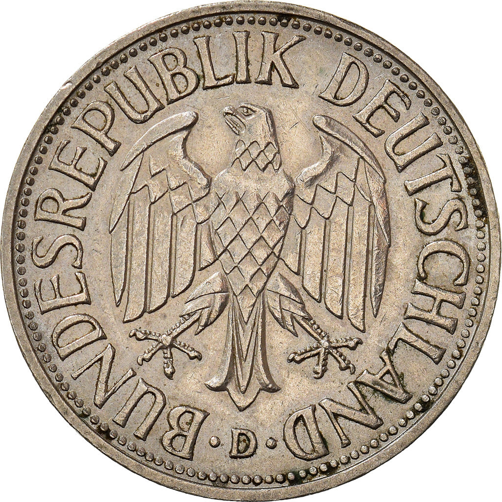 Moneda, ALEMANIA - REPÚBLICA FEDERAL, Mark, 1950, Munich, MBC, Cobre - níquel