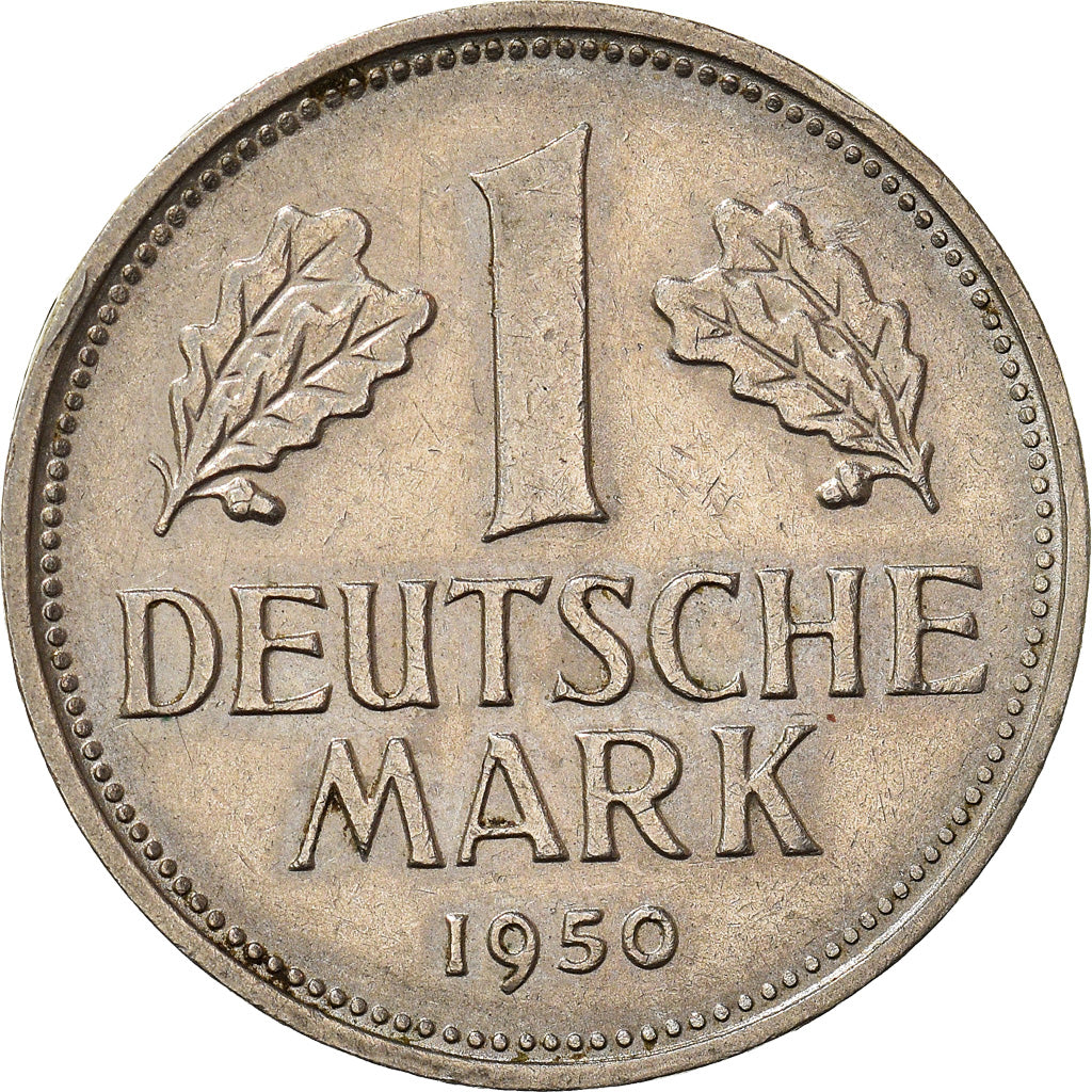Moneda, ALEMANIA - REPÚBLICA FEDERAL, Mark, 1950, Munich, MBC, Cobre - níquel