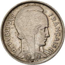Moneta, Francia, Bazor, 5 Francs, 1933, Paris, BB, Nichel, KM:887, Gadoury:753