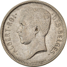 Moneta, Belgia, Albert I, 5 Francs, 5 Frank, 1931, AU(50-53), Nikiel, KM:97.1