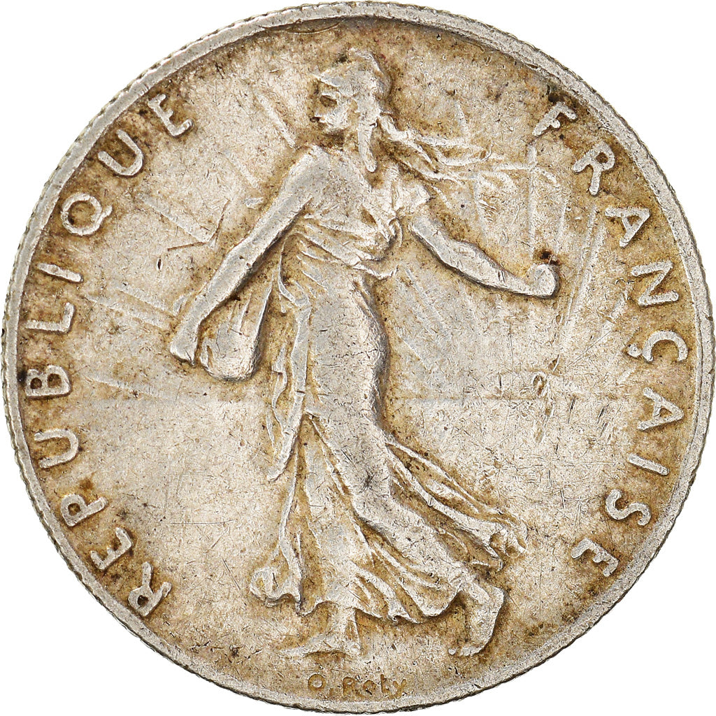 Monnaie, France, Semeuse, 50 Centimes, 1915, Paris, TTB, Argent, Gadoury:420