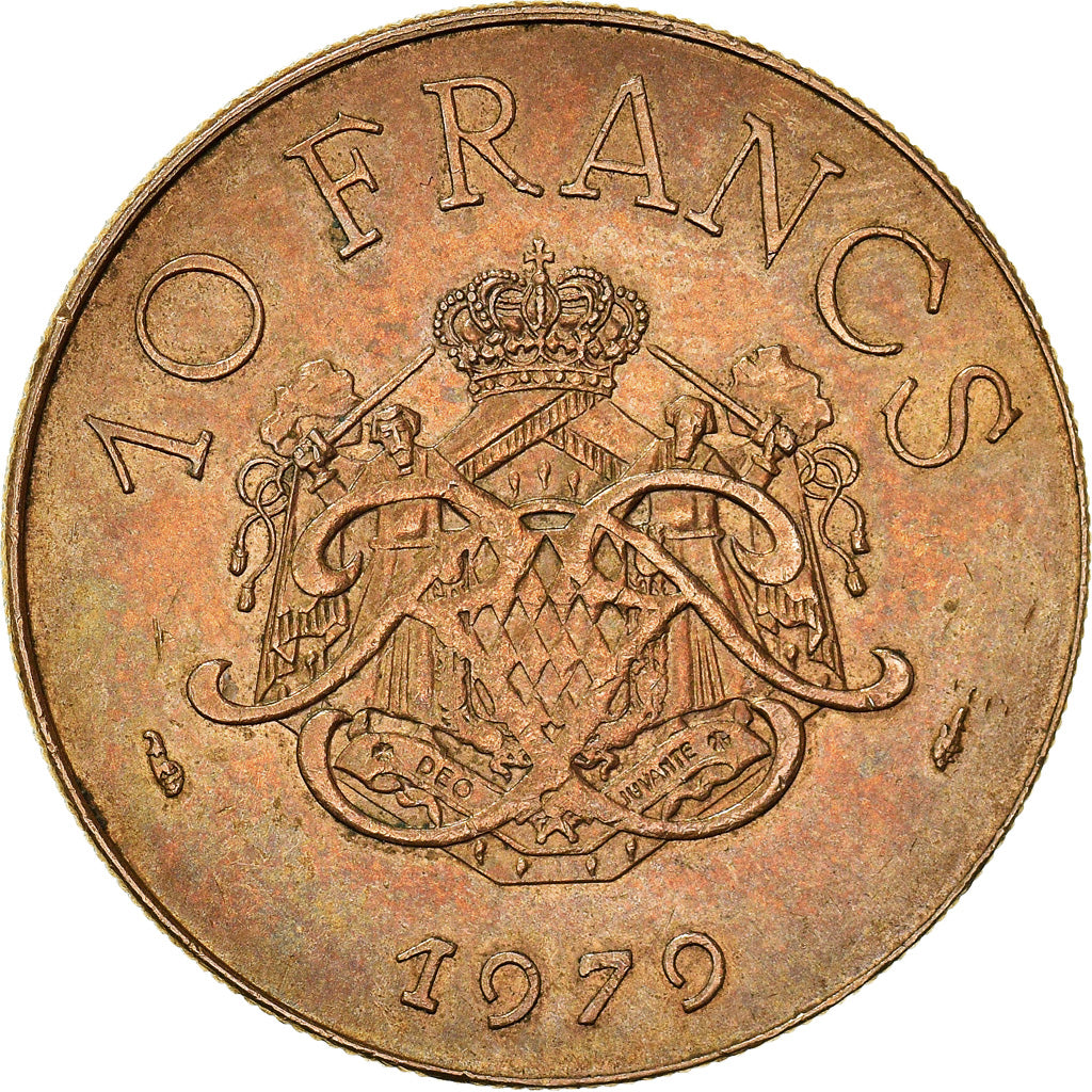 Moneta, Monaco, Rainier III, 10 Francs, 1979, SPL, Rame-nichel-alluminio