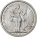 Münze, Neukaledonien, 2 Francs, 1949, Paris, VZ, Aluminium, KM:9