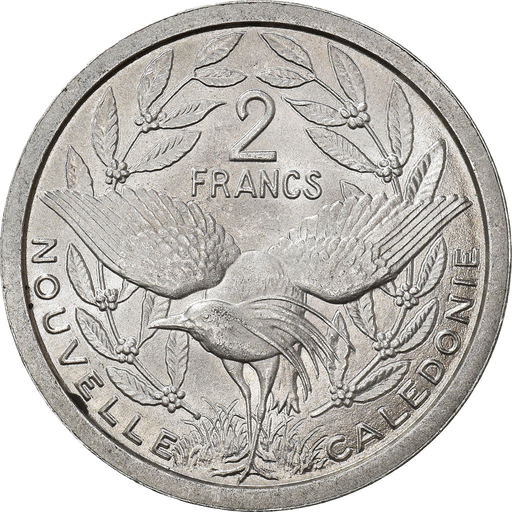 Münze, Neukaledonien, 2 Francs, 1949, Paris, VZ, Aluminium, KM:9