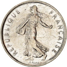 Coin, France, Semeuse, 5 Francs, 1992, Paris, AU(55-58), Nickel Clad