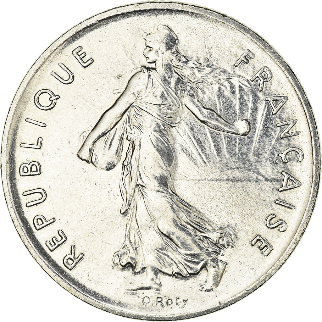 Coin, France, Semeuse, 5 Francs, 1995, Paris, AU(55-58), Nickel Clad