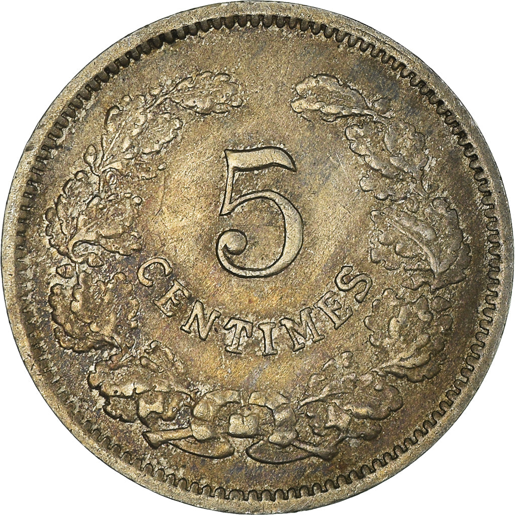 Coin, Luxembourg, Adolphe, 5 Centimes, 1901, EF(40-45), Copper-nickel, KM:24