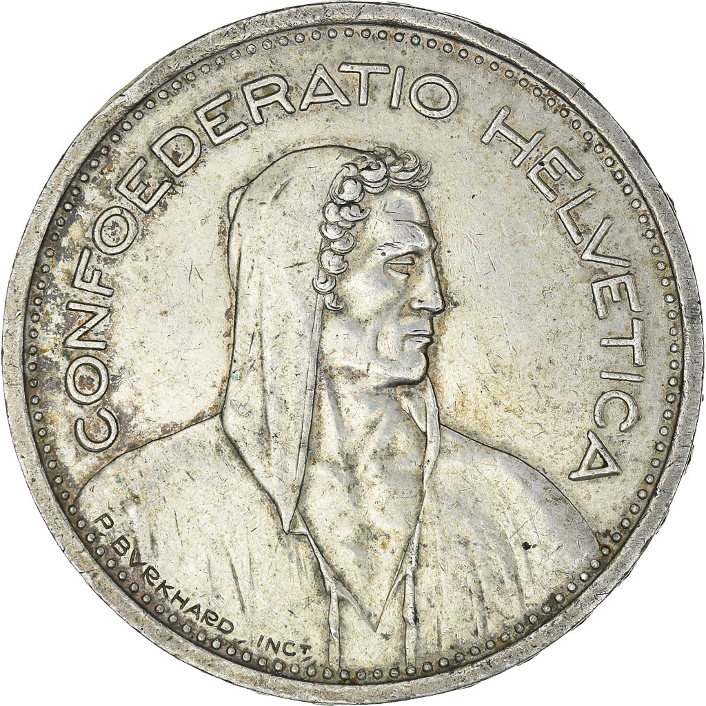 Münze, Schweiz, 5 Francs, 1954, Bern, SS, Silber, KM:40