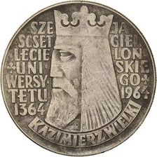 Moneta, Polonia, 10 Zlotych, 1964, Warsaw, BB, Rame-nichel, KM:52.2