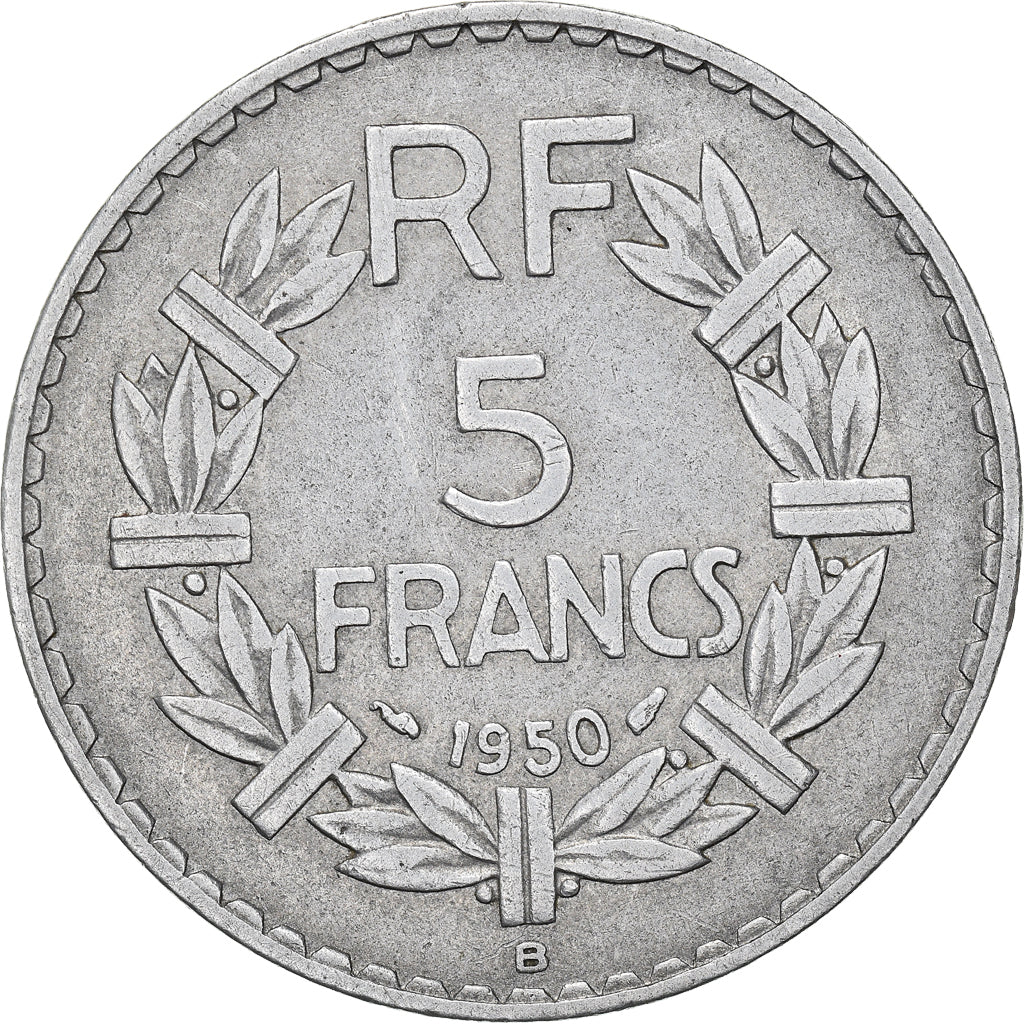 Coin, France, Lavrillier, 5 Francs, 1950, Beaumont - Le Roger, EF(40-45)