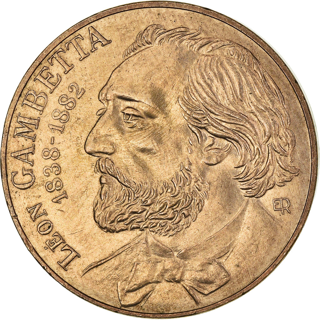 Münze, Frankreich, Gambetta, 10 Francs, 1982, SS+, Nickel-Bronze, KM:950