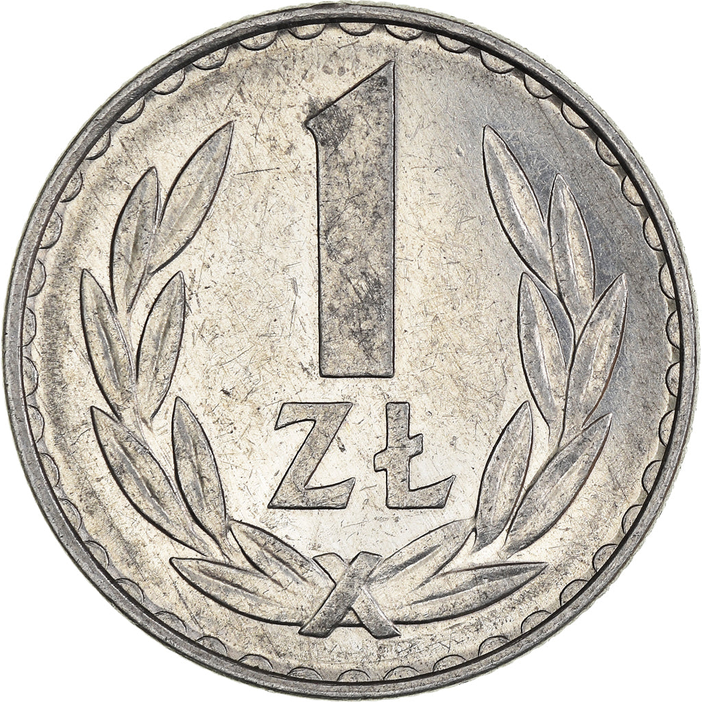 Moneta, Polonia, Zloty, 1977, Warsaw, SPL-, Alluminio, KM:49.1