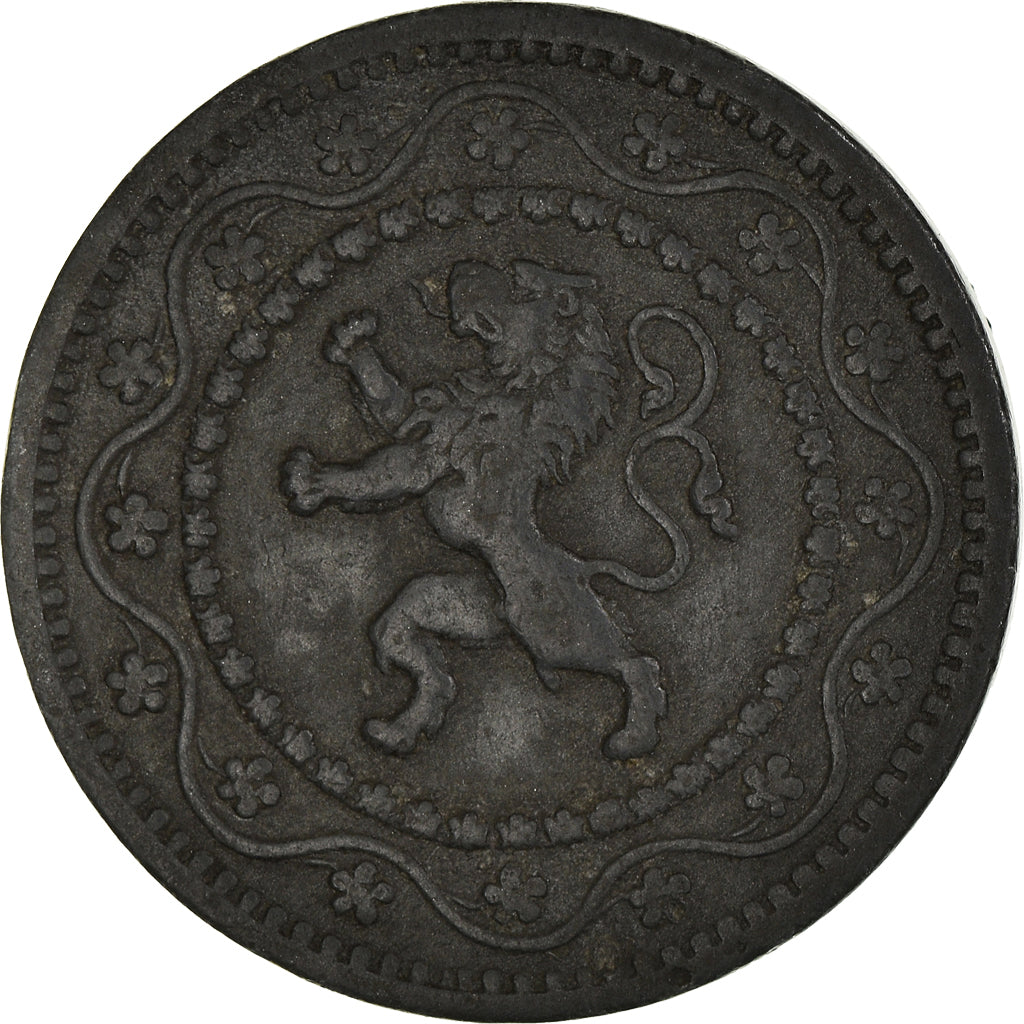 Coin, Belgium, Albert I, 10 Centimes, 1915, EF(40-45), Zinc, KM:81