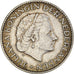 Coin, Netherlands, Juliana, Gulden, 1955, EF(40-45), Silver, KM:184