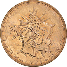 Coin, France, Mathieu, 10 Francs, 1984, Tranche A, AU(55-58), Nickel-brass