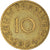 Coin, SAARLAND, 10 Franken, 1954, Paris, EF(40-45), Aluminum-Bronze, KM:1