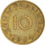 Monnaie, Saare, 10 Franken, 1954, Paris, TTB, Bronze-Aluminium, KM:1
