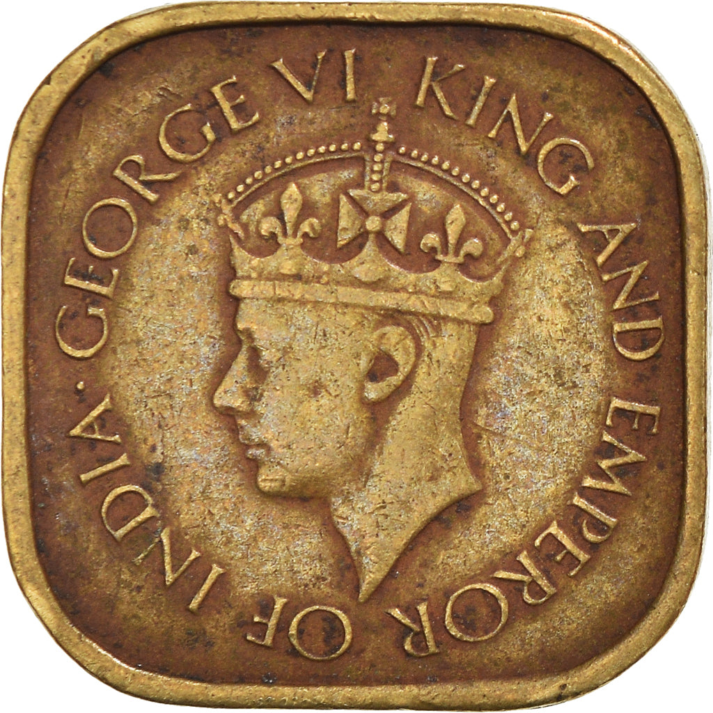 Münze, Ceylon, George VI, 5 Cents, 1944, SS, Nickel-brass, KM:113.2