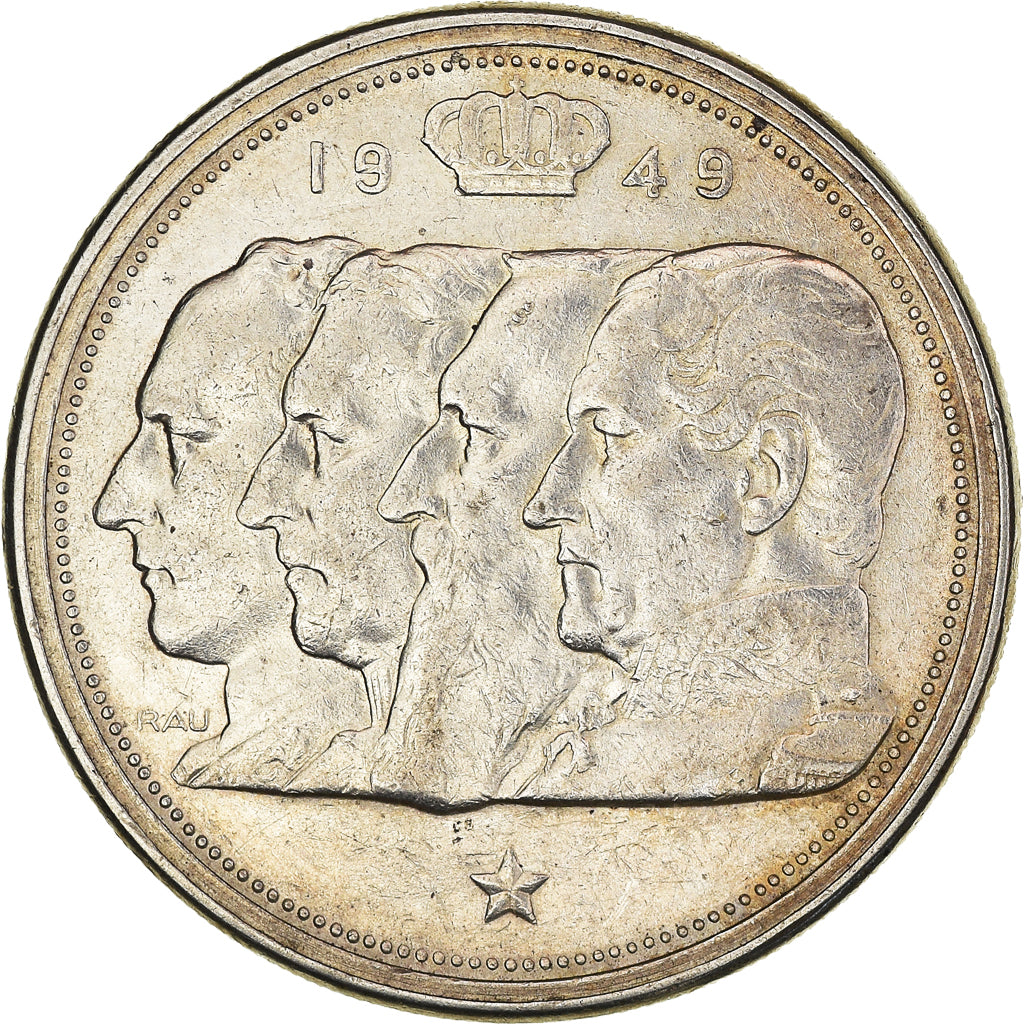 Coin, Belgium, Régence Prince Charles, 100 Francs, 100 Frank, 1949, EF(40-45)