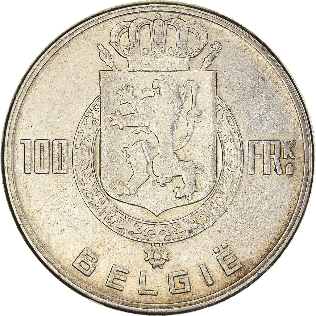 Coin, Belgium, Régence Prince Charles, 100 Francs, 100 Frank, 1949, EF(40-45)