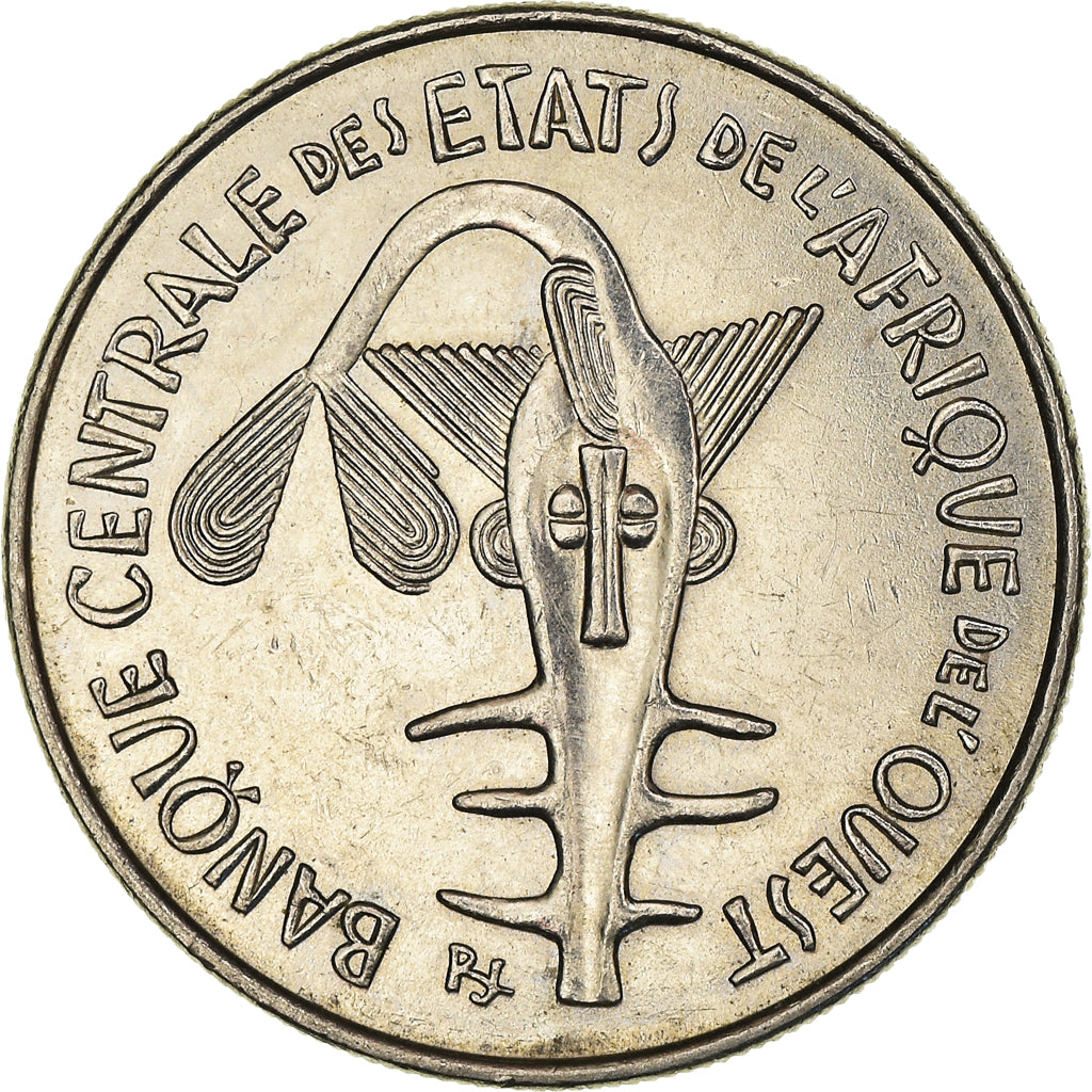 Moneta, Stati dell'Africa occidentale, 100 Francs, 1974, SPL-, Nichel, KM:4