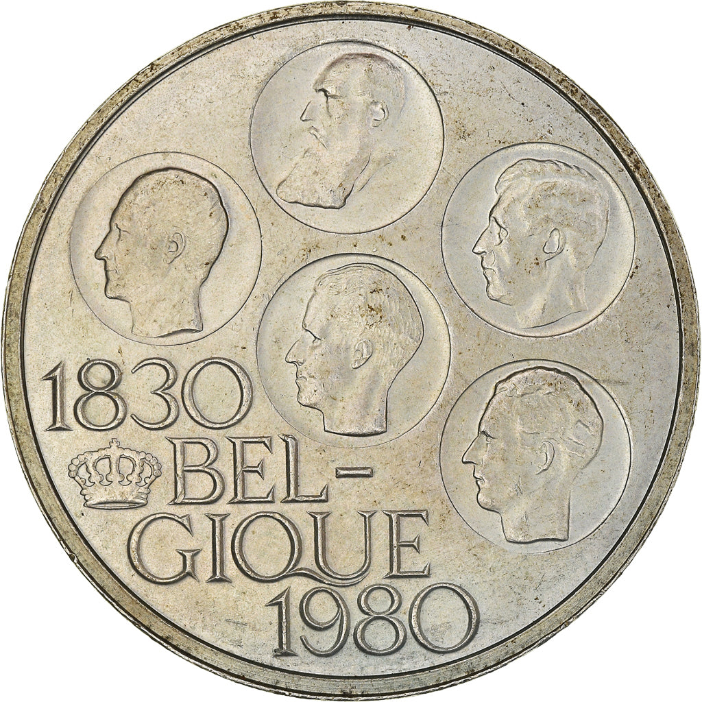 Coin, Belgium, Baudouin I, 500 Francs, 500 Frank, 1980, Brussels, AU(50-53)