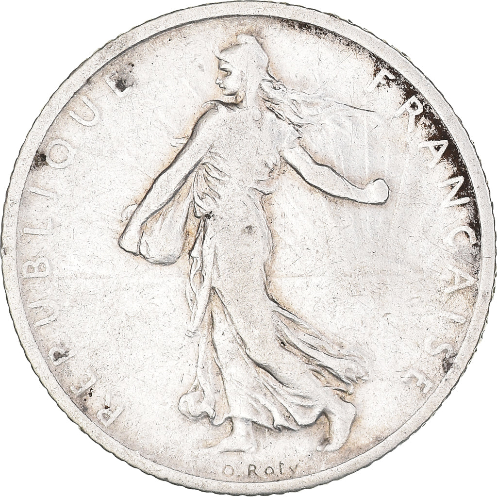 Coin, France, Semeuse, Franc, 1905, Paris, VF(30-35), Silver, KM:844.1