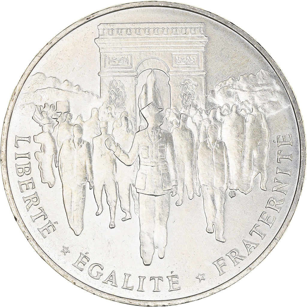 Coin, France, Libération de Paris, 100 Francs, 1994, AU(55-58), Silver