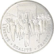Coin, France, Libération de Paris, 100 Francs, 1994, AU(55-58), Silver
