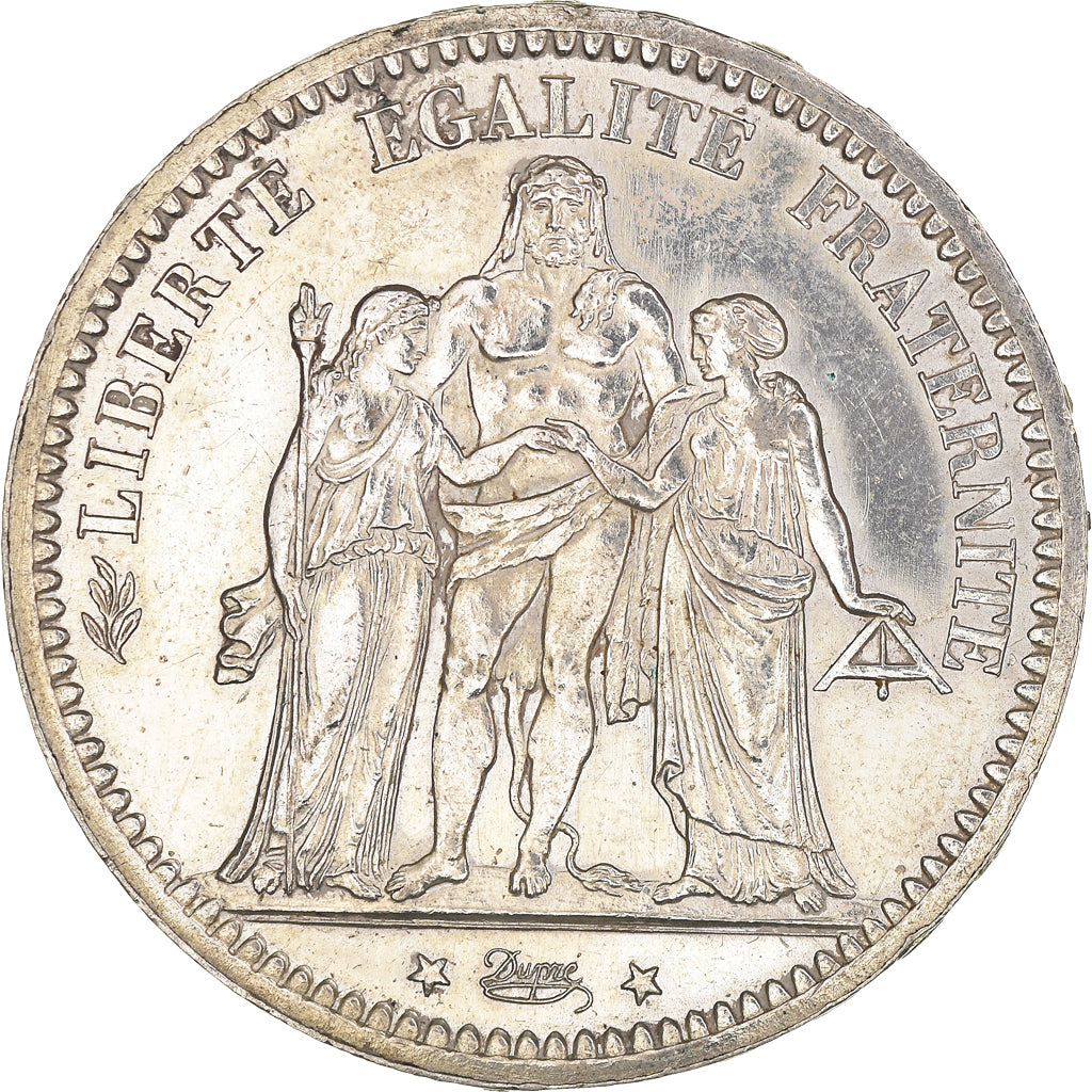 Munten, Frankrijk, Hercule, 5 Francs, 1873, Paris, PR, Zilver, KM:820.1