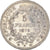 Moneda, Francia, Hercule, 5 Francs, 1876, Paris, MBC+, Plata, KM:820.1
