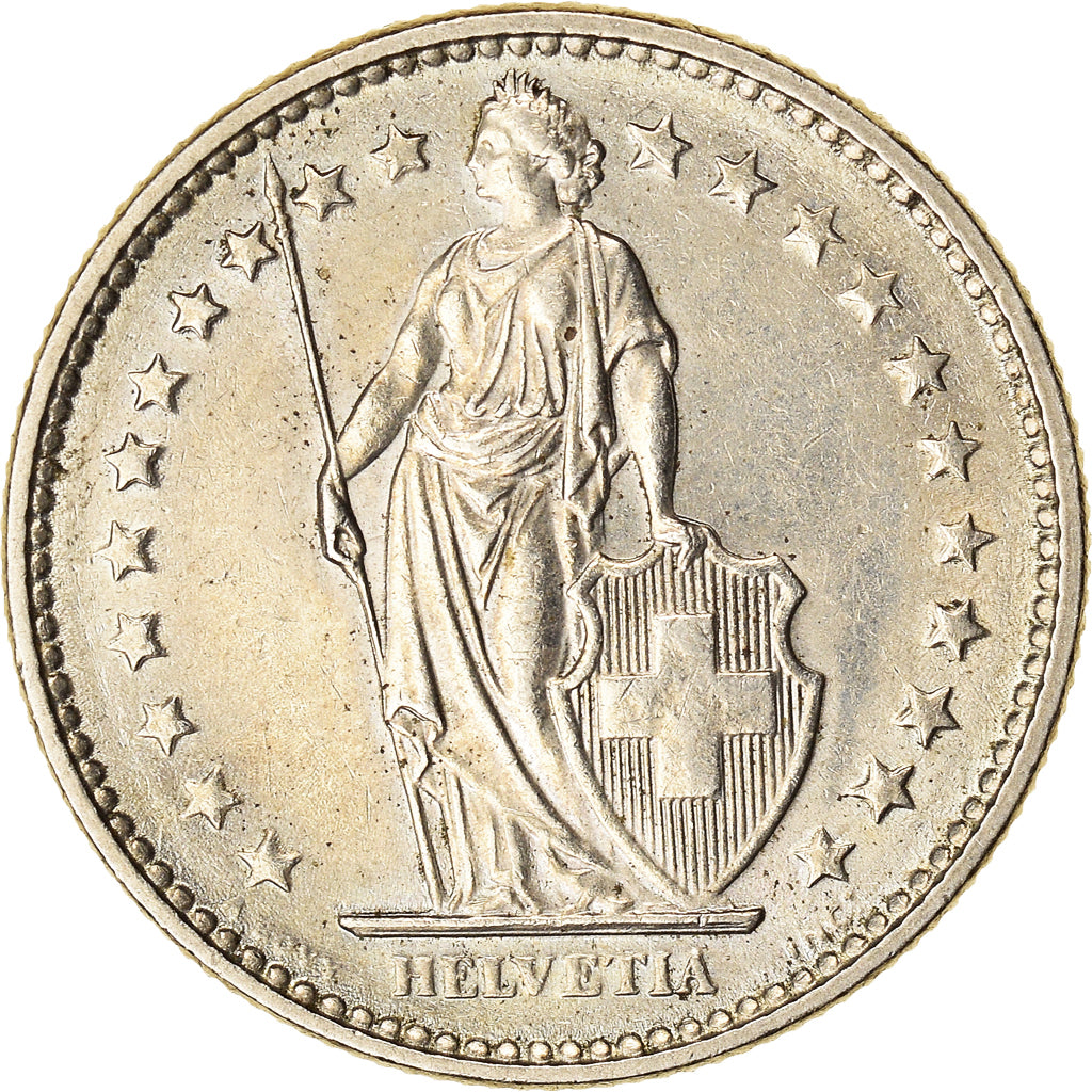 Moneda, Suiza, 2 Francs, 1969, Bern, MBC+, Cobre - níquel, KM:21a.1