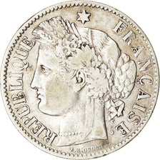 Monnaie, France, Cérès, 2 Francs, 1887, Paris, TTB, Argent, Gadoury:530a