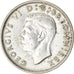 Münze, Großbritannien, George VI, Florin, Two Shillings, 1943, SS+, Silber