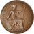 Moneda, Gran Bretaña, George V, 1/2 Penny, 1920, MBC, Bronce, KM:809