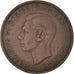 Monnaie, Grande-Bretagne, George VI, Penny, 1947, TTB+, Bronze, KM:845