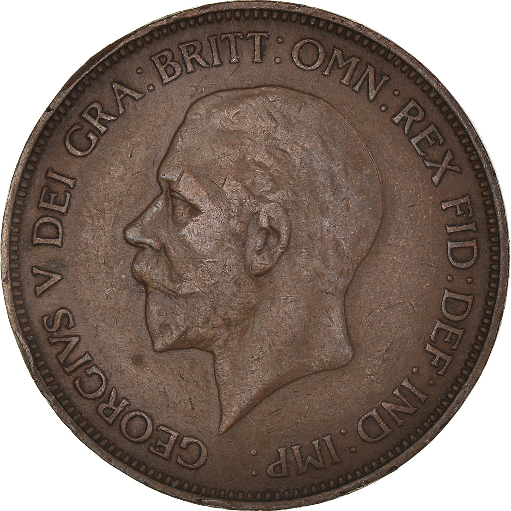 Coin, Great Britain, George V, Penny, 1936, AU(50-53), Bronze, KM:838