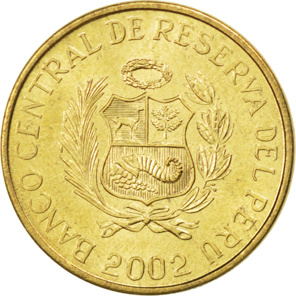 Monnaie, Pérou, Centimo, 2002, SPL, Laiton, KM:303.4