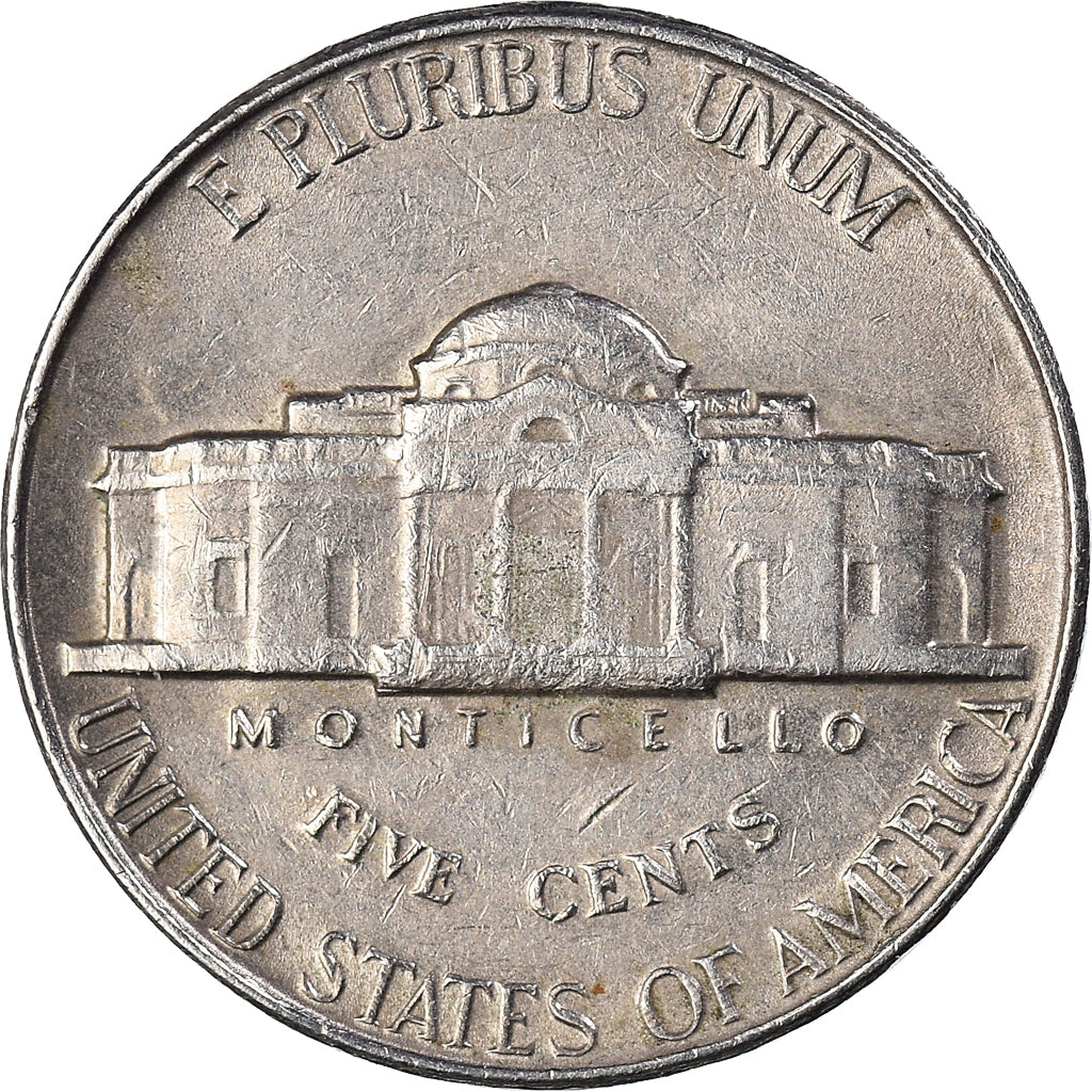 Moneta, USA, Jefferson Nickel, 5 Cents, 1956, Philadelphia, AU(50-53)