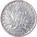Moneta, Francia, Semeuse, 2 Francs, 1904, Paris, MB, Argento, KM:845.1