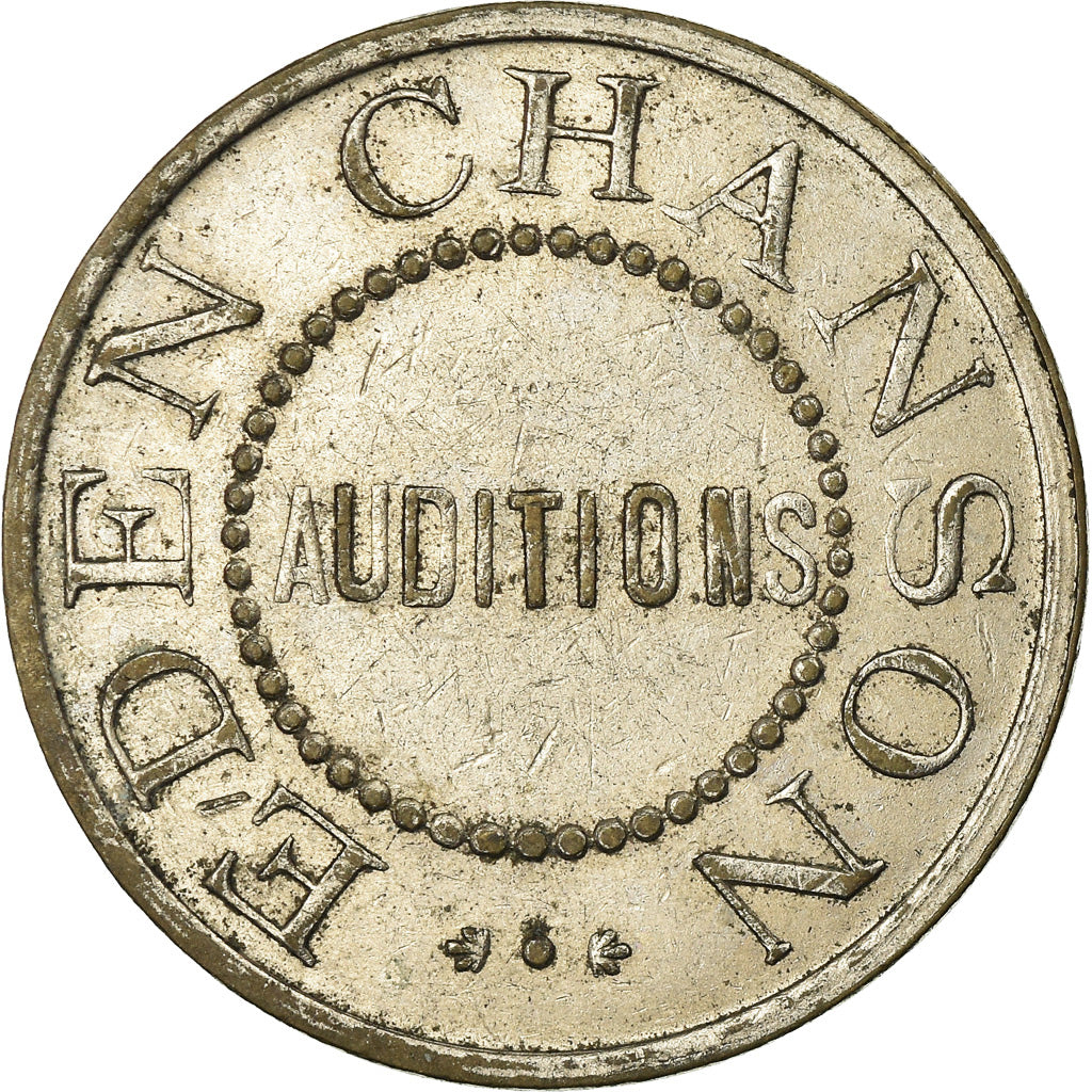 France, Jeton, Paris, Eden Chanson Auditions, TTB, Laiton nickelé