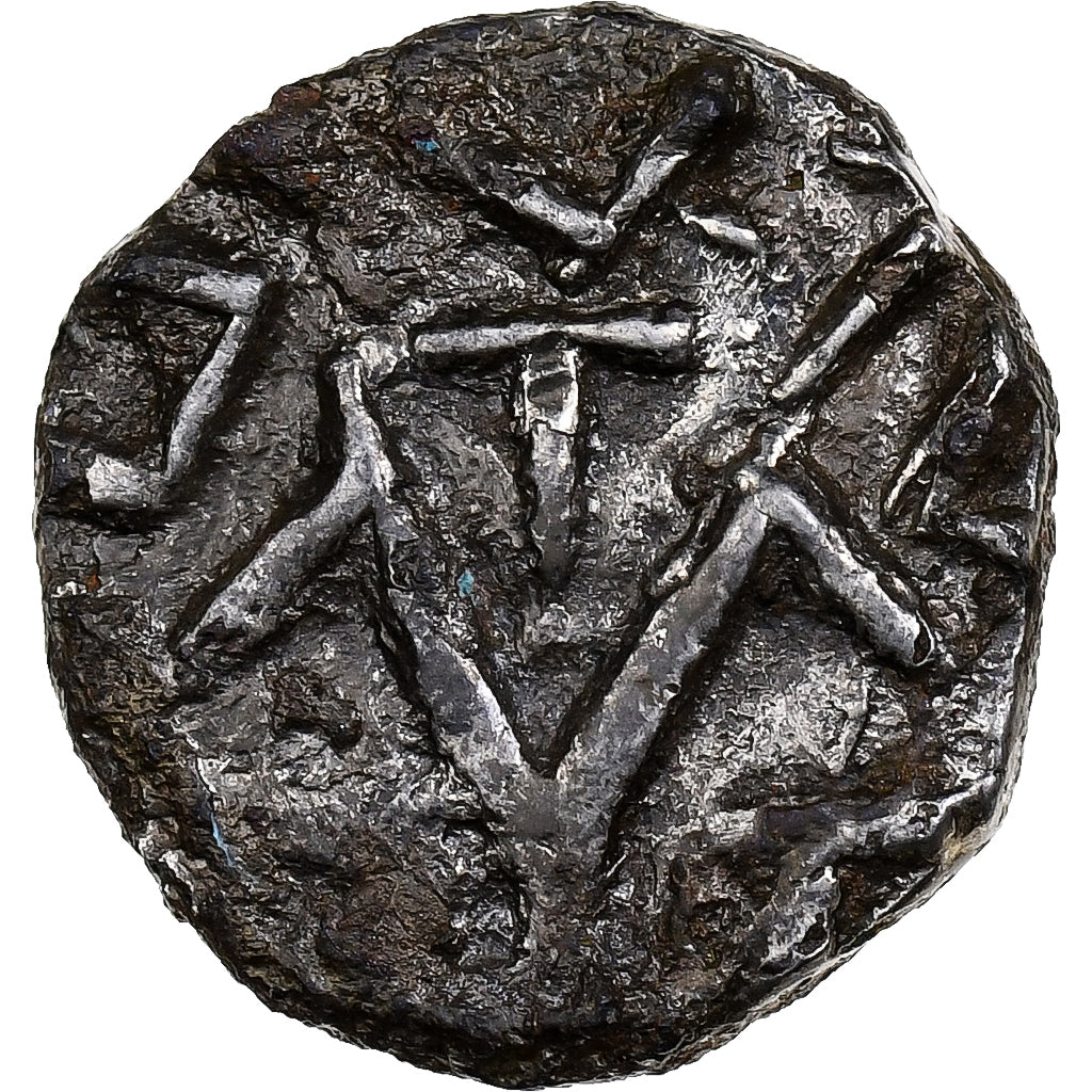 Francia, Denarius, SIGLO VIII, Plata, MBC, Belfort:Manque