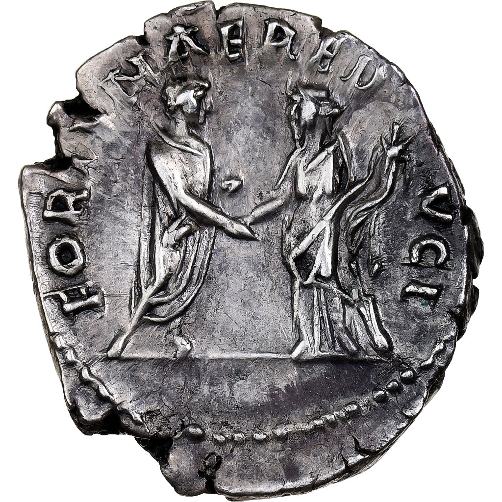 Hadrian, Denarius, 133-135, Rome, Silver, AU(55-58), RIC:2000