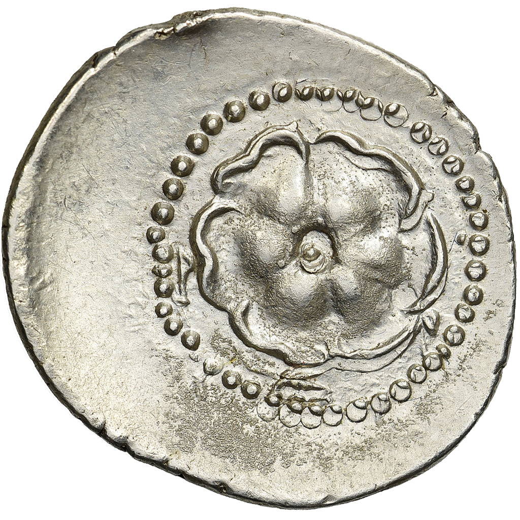 Islands off Caria, Drachm, 88/42 BC - AD 14, Rhodes, Silver, AU(55-58)