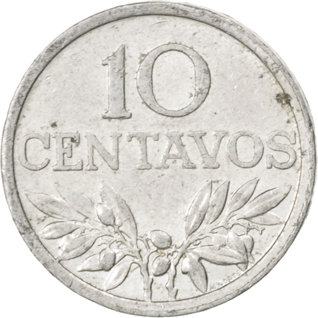 Coin, Portugal, 10 Centavos, 1971, AU(50-53), Aluminum, KM:594