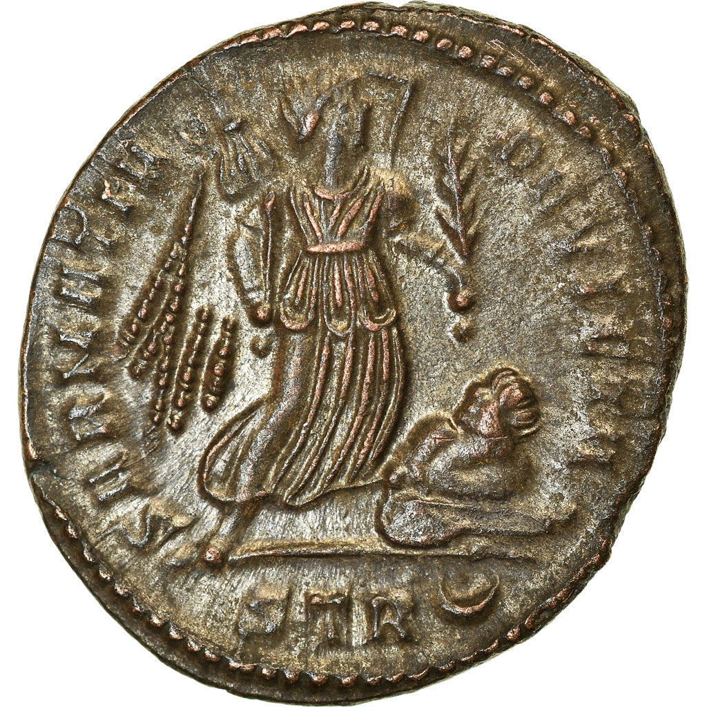 Moneta, Constantine I, Follis, 323-324, Trier, MS(60-62), Bronze, RIC:435