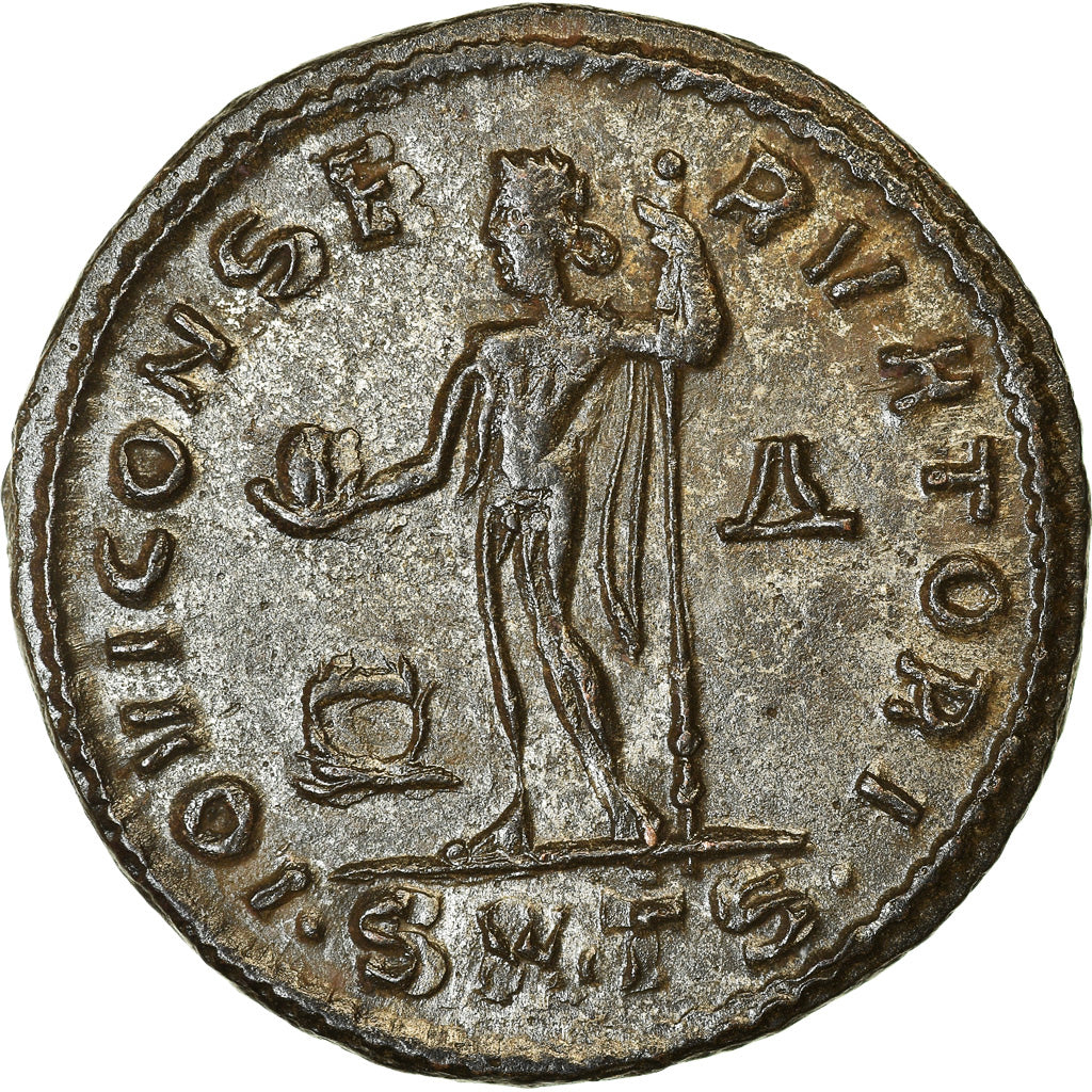 Coin, Maximinus II, Follis, 312, Thessalonica, AU(55-58), Bronze, RIC:50A