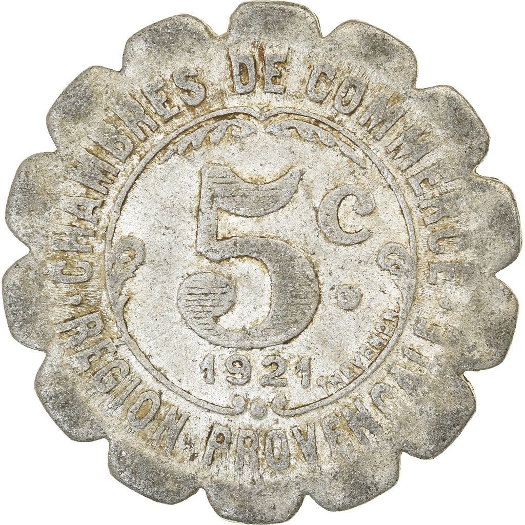 Moneta, Francia, Chambres de Commerce de la Région Provençale, 5 Centimes