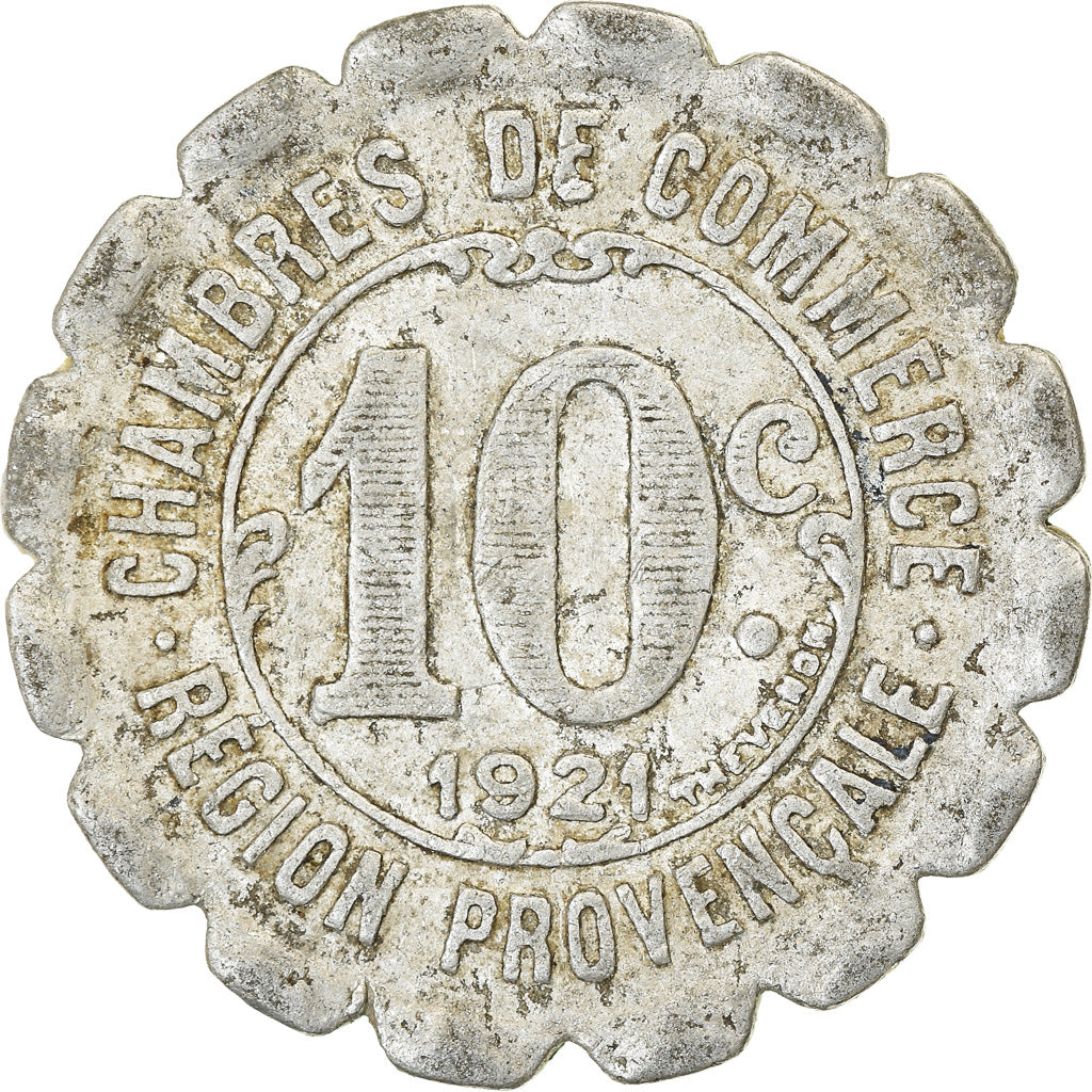 Moneta, Francja, Chambres de Commerce de la Région Provençale, 10 Centimes