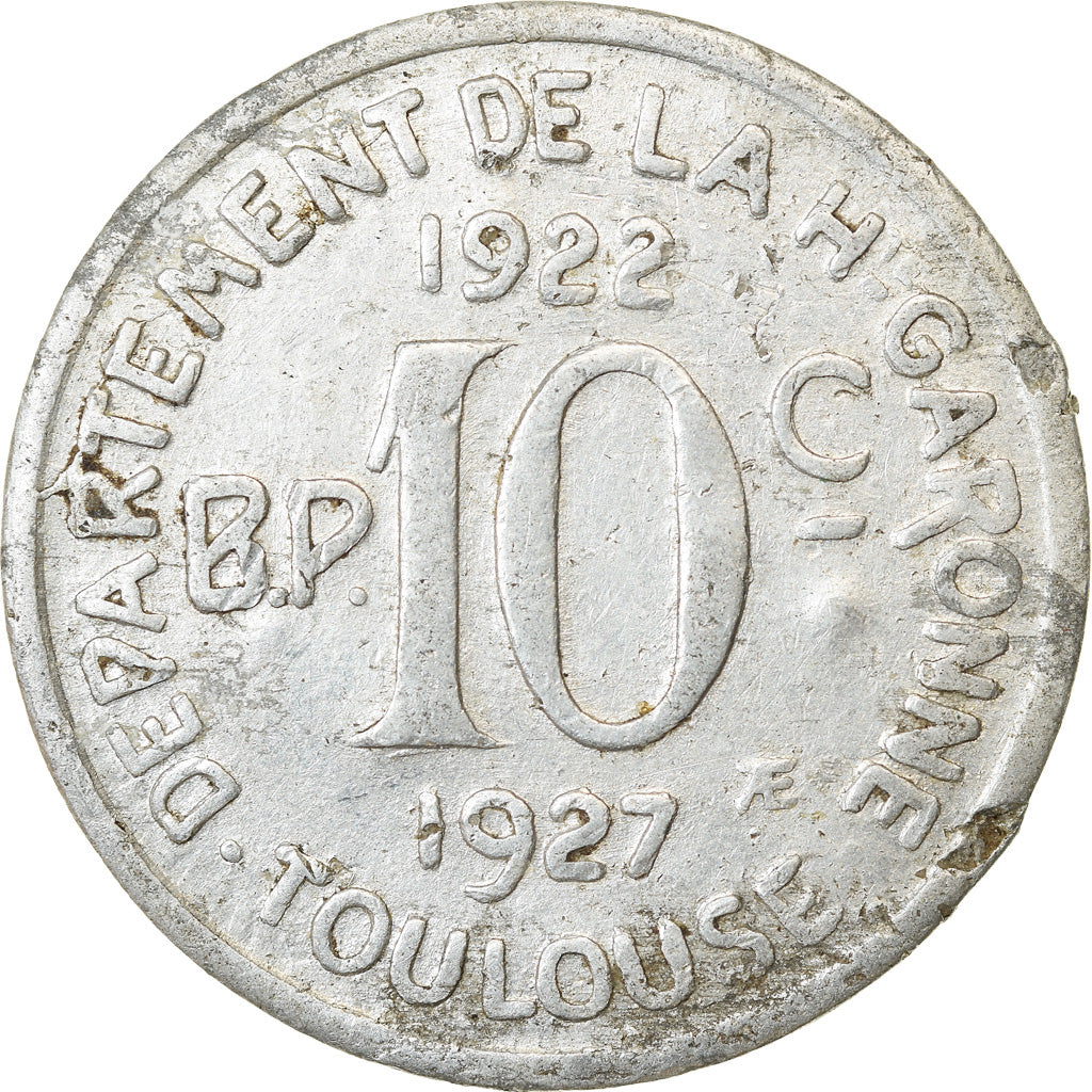Coin, France, Union Latine, Comité du Sud-Ouest, Toulouse, 10 Centimes